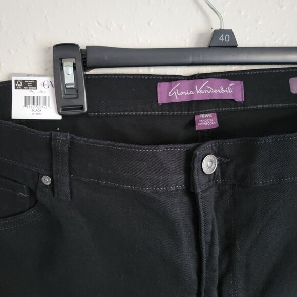Gloria Vanderbilt Women's Straight Leg Jeans - Picture 3 of 6